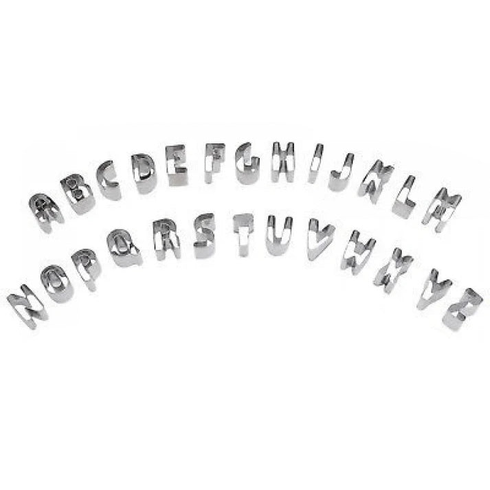 Set Cortador Metálico Alfabeto 2.5cm