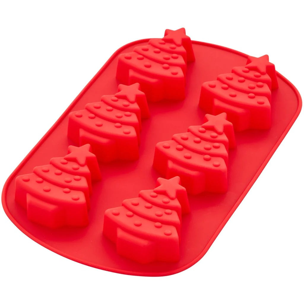 Molde Silicona Árbol de Navidad Wilton x6cav