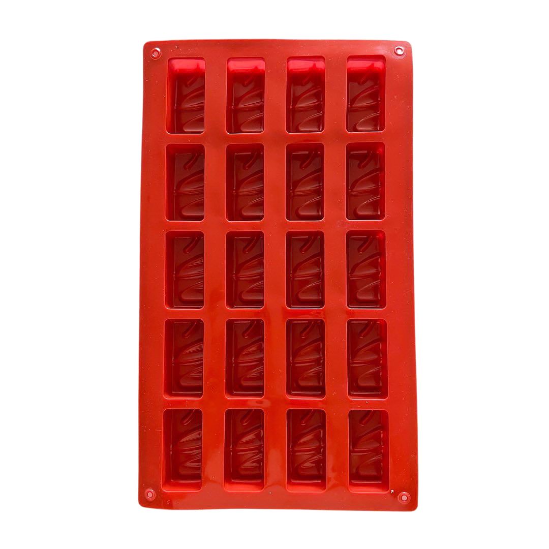 Molde Silicona Mini Barritas x20cav