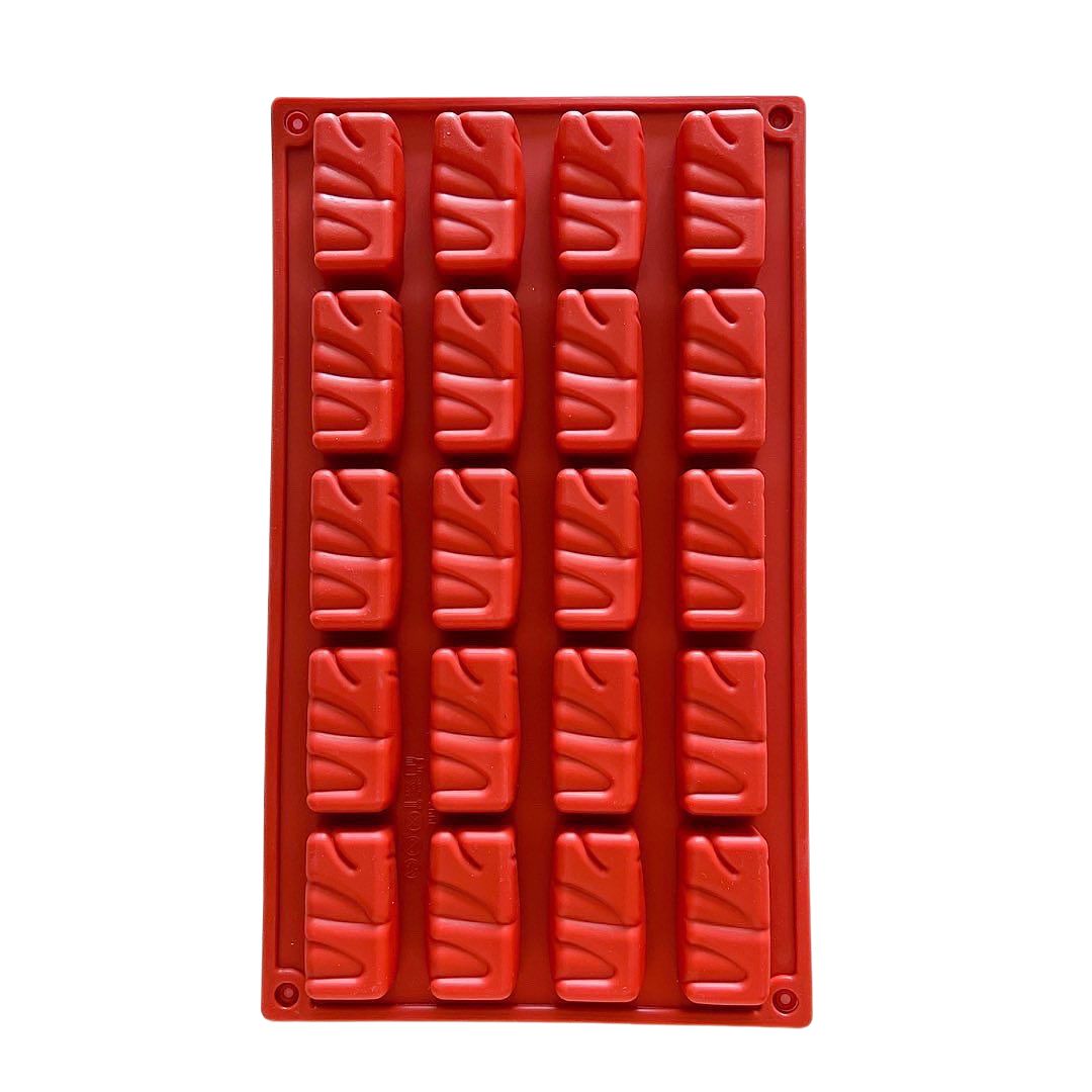 Molde Silicona Mini Barritas x20cav