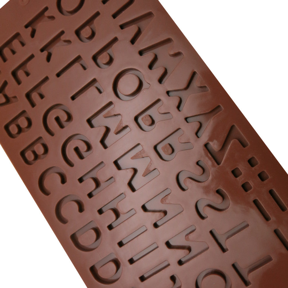 Molde Silicona Choco Abecedario
