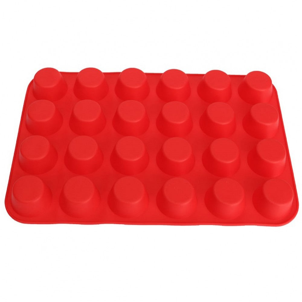 Molde de Silicona Mini Cupcakes x24cav