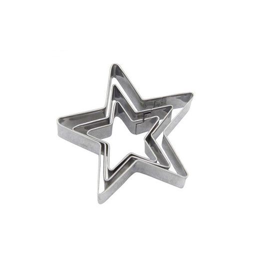 Set Cortadores Metálicos Estrella Pequeños x3und
