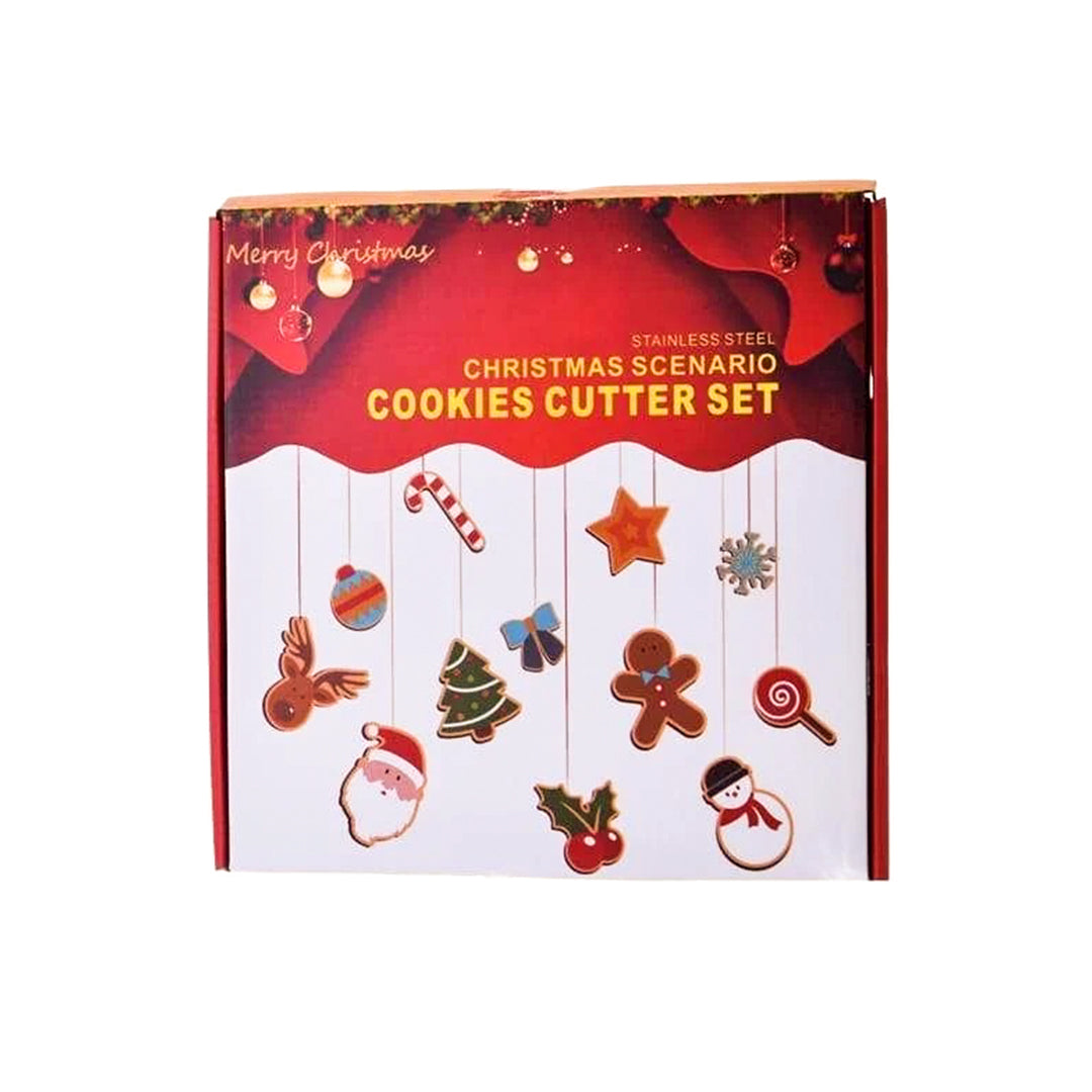Set Cortadores Metálicos Navideños x14 Piezas