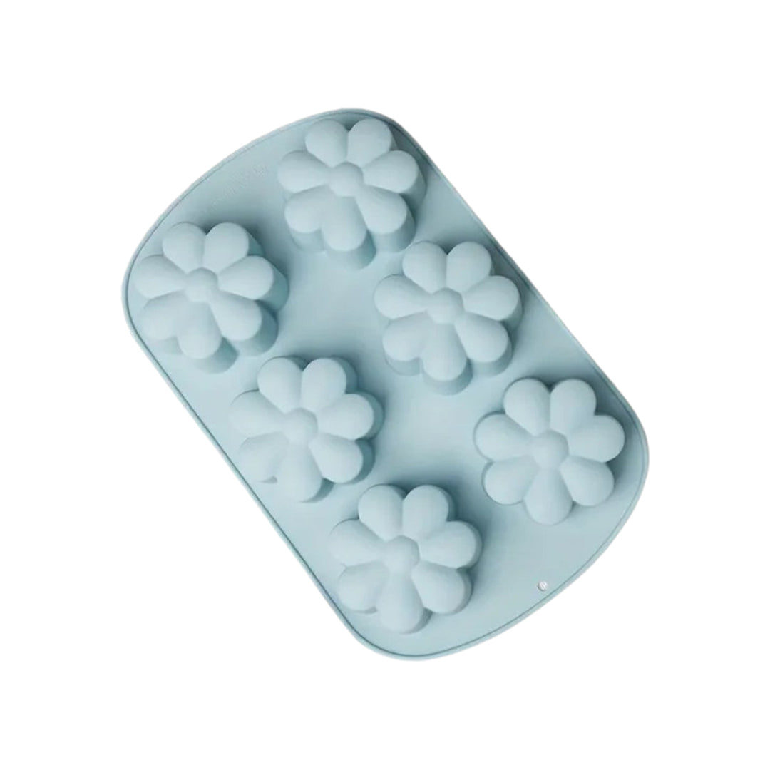 Molde Silicona Flores x6cav