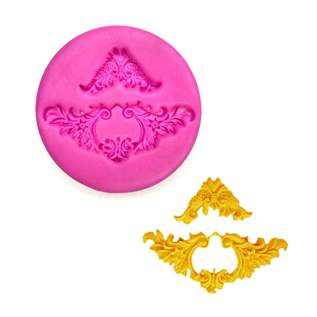 Molde Silicona Arabescos x2 cav