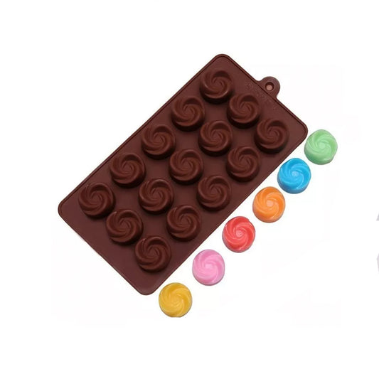 Molde Silicona Rosa x15cav