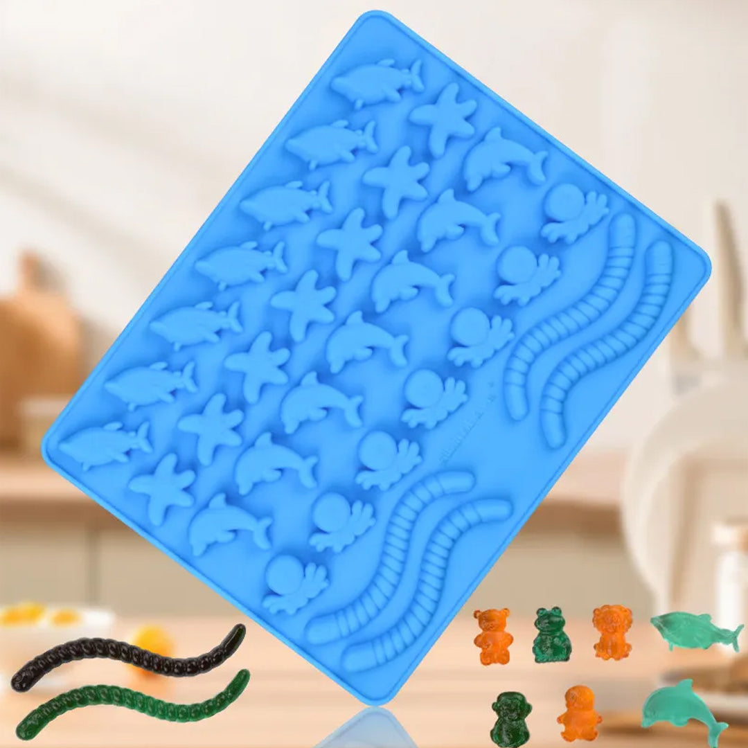 Molde Silicona Gomitas Animales