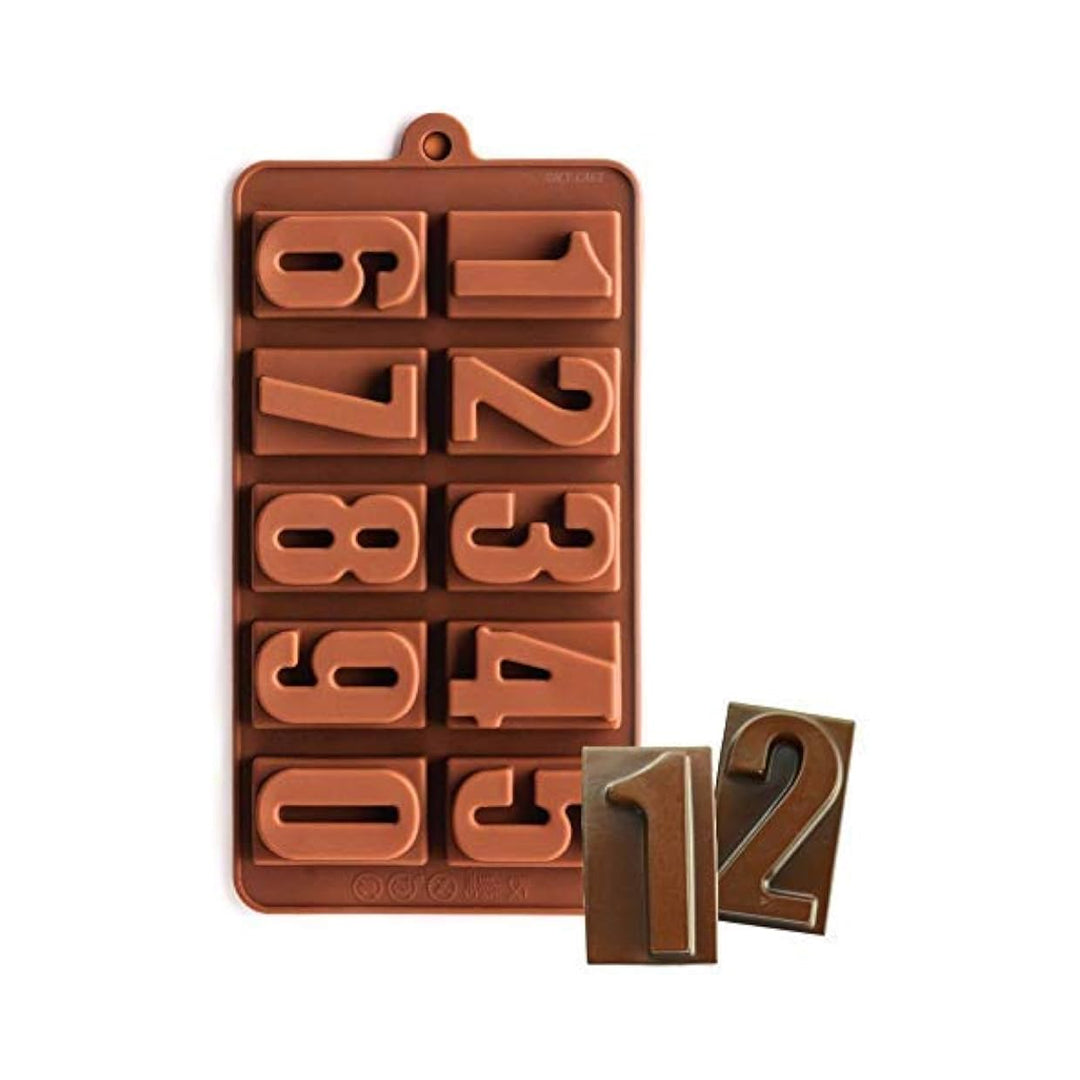 Molde Silicona Tabletas Números x10cav