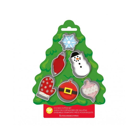 Set Cortadores Navidad Mini Wilton x6und