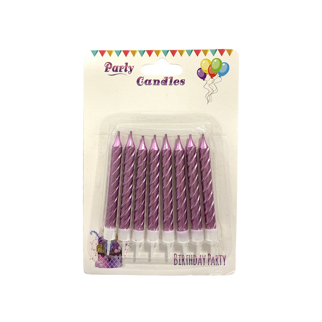 Vela Espiral Dorada x8und