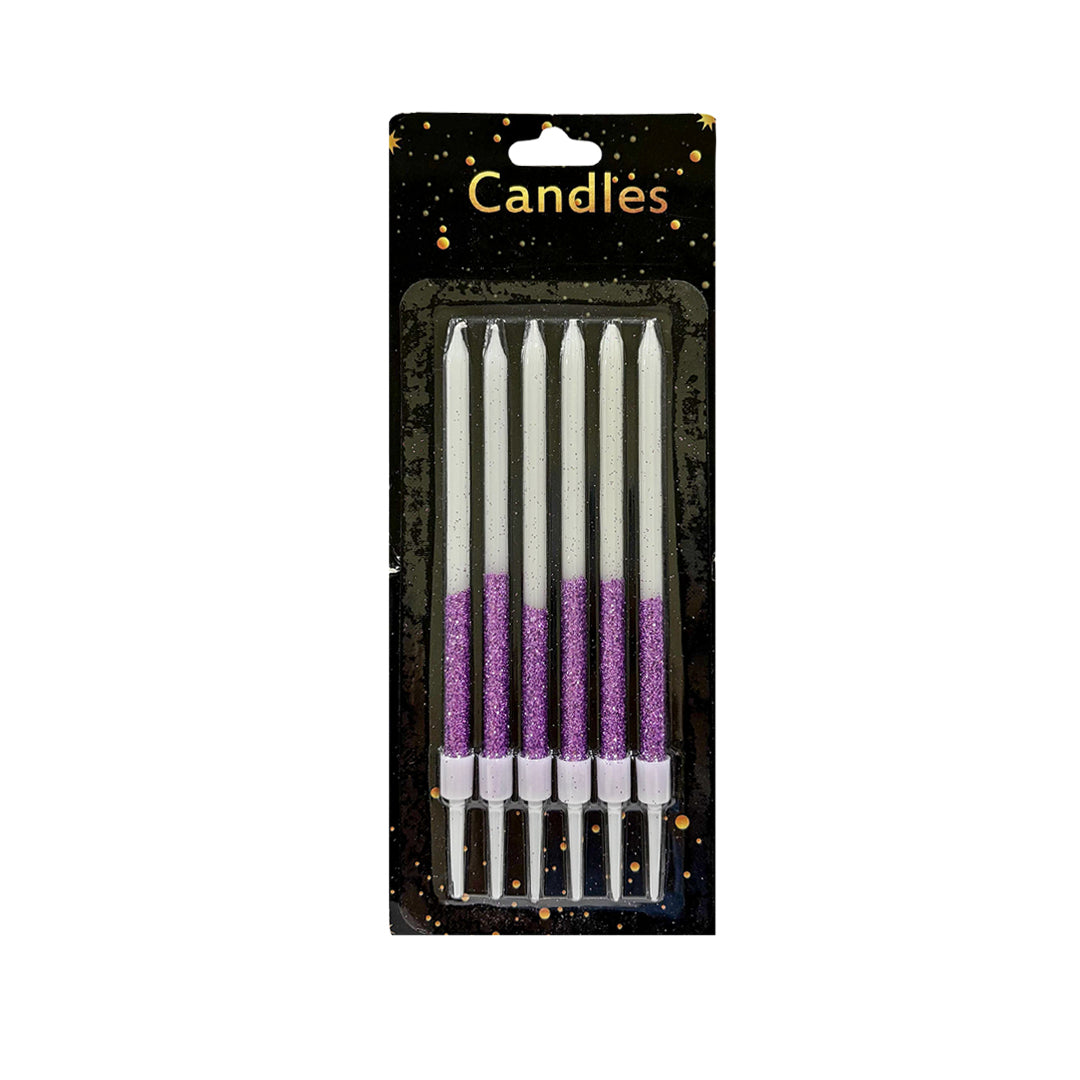 Vela Combinada Larga Morada x6und