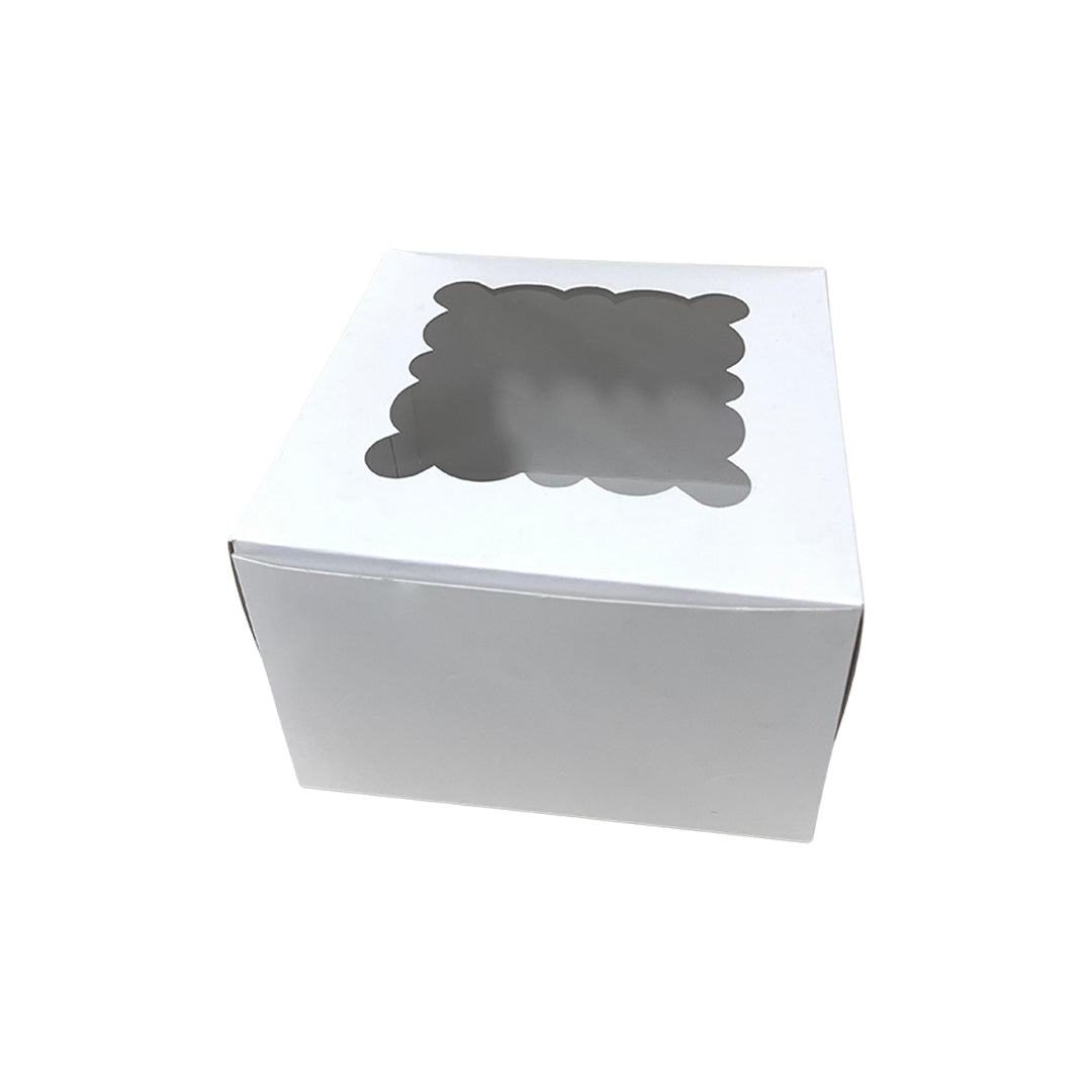 Caja Blanca con Ventana (17.5x17.5x11.5cm) x1und