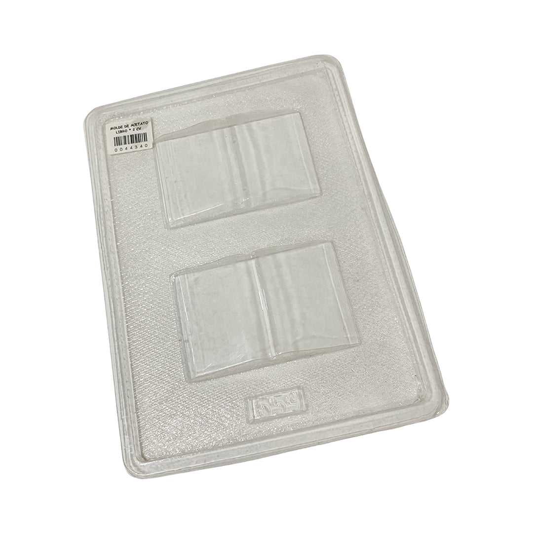 Molde de Acetato Libros x2cav