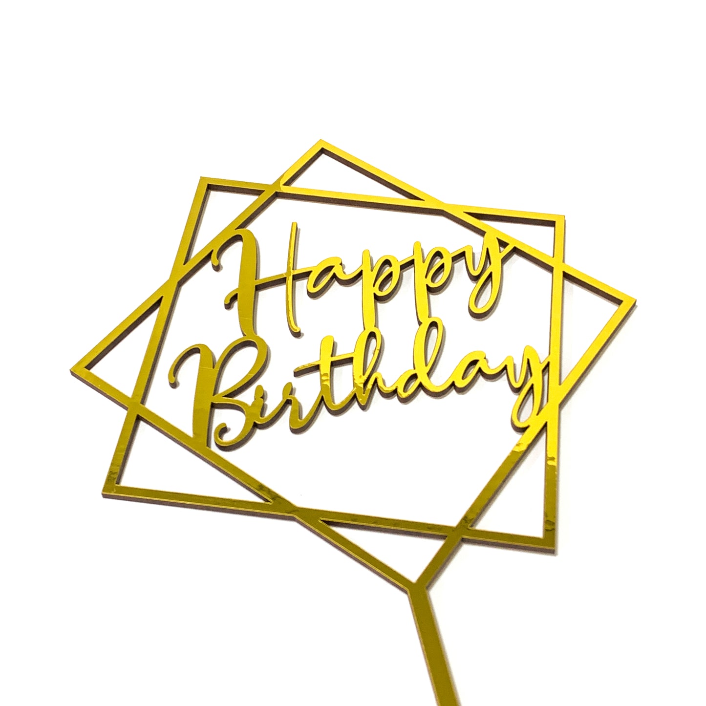 Topper Happy Birthday Grande Dorado REF: HBDG003