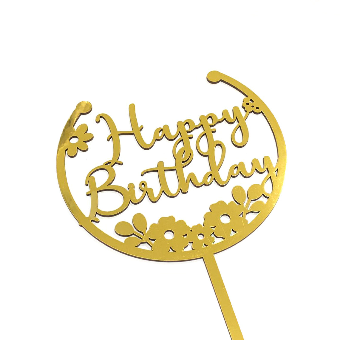 Topper Happy Birthday Grande Dorado REF: HBDG009