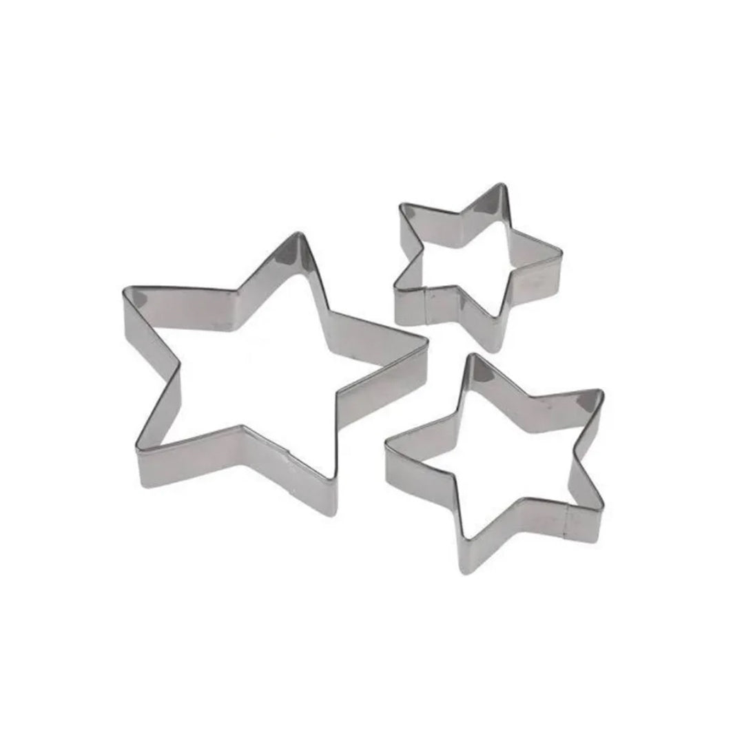 Set Cortadores Metálicos Estrella x3und