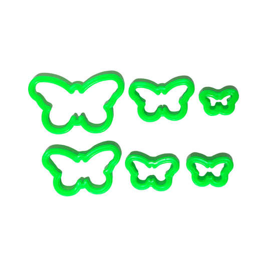 Set Cortadores Plásticos Mariposa x6und