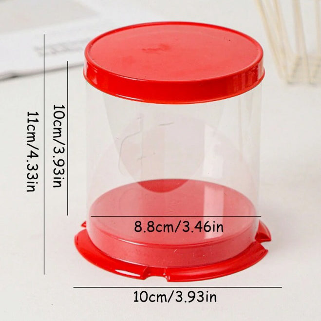 Caja Acetato Navidad Mini Cake x1und