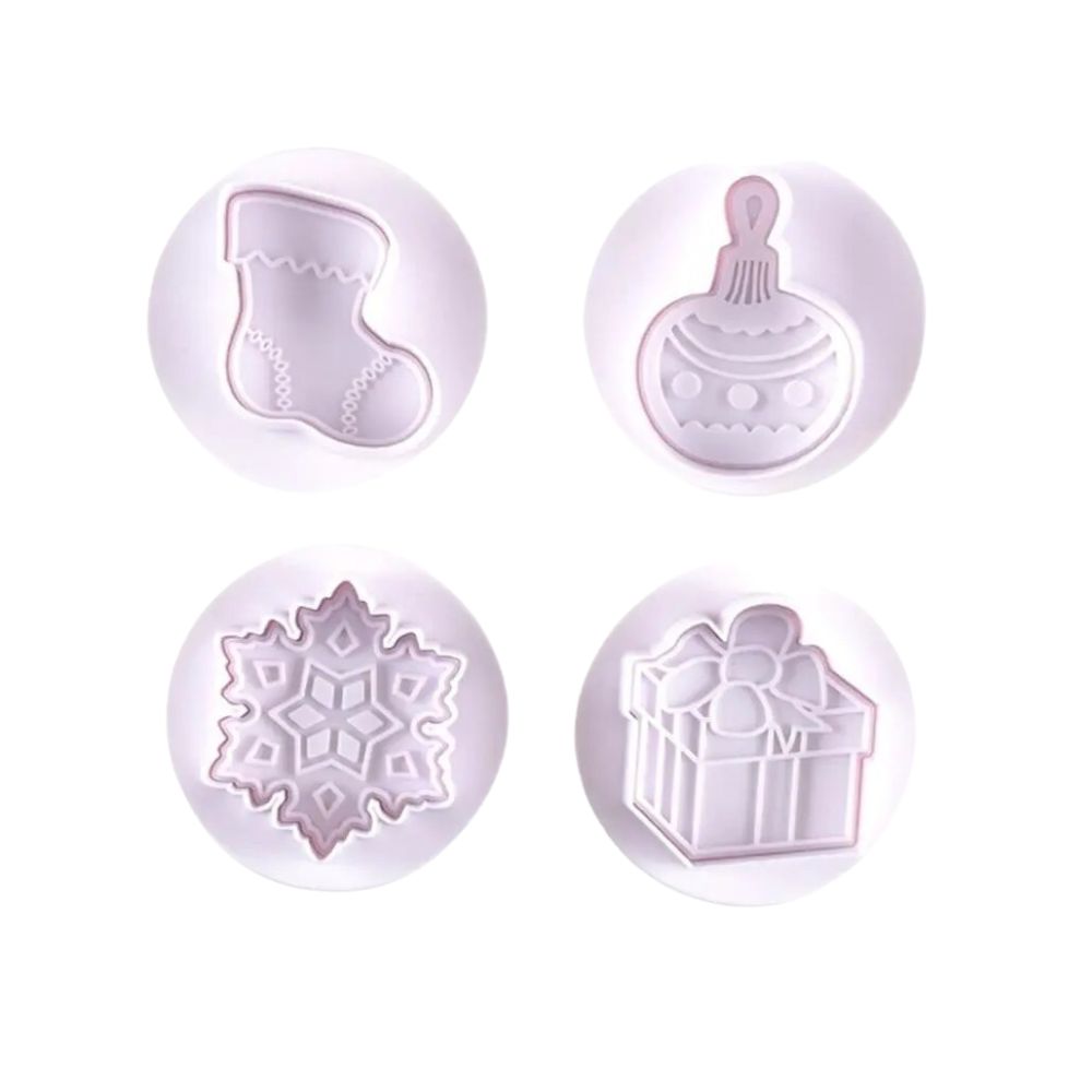 Cortadores Push Navidad x4und