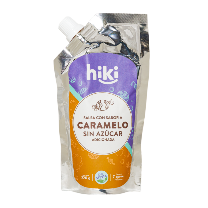 Salsa con Sabor a Caramelo Hiki Sin Azúcar x220gr