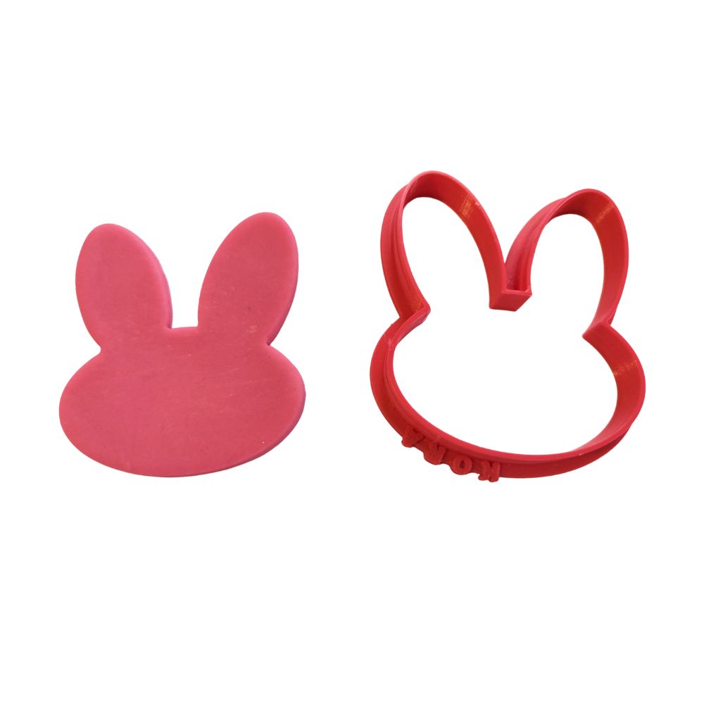 Cortador Plástico Cara de Conejo Grande