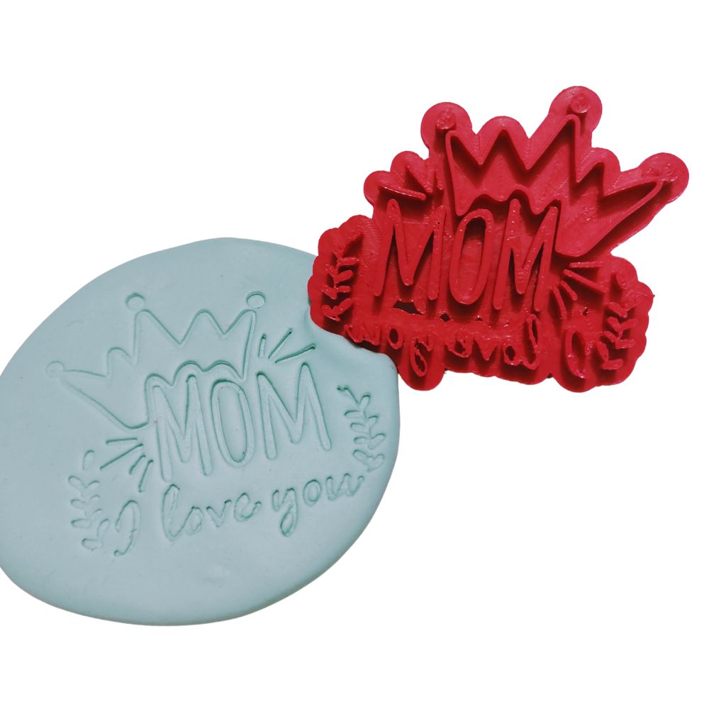 Sello Plástico Mom I Love You