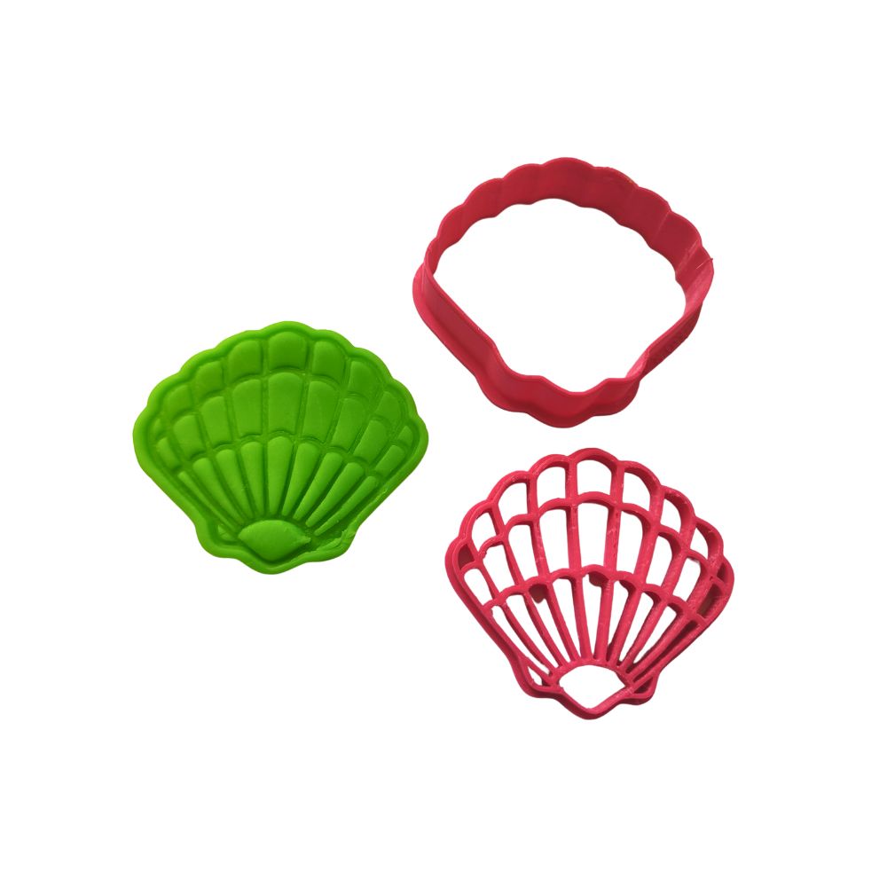 Cortador Plástico Concha de Mar