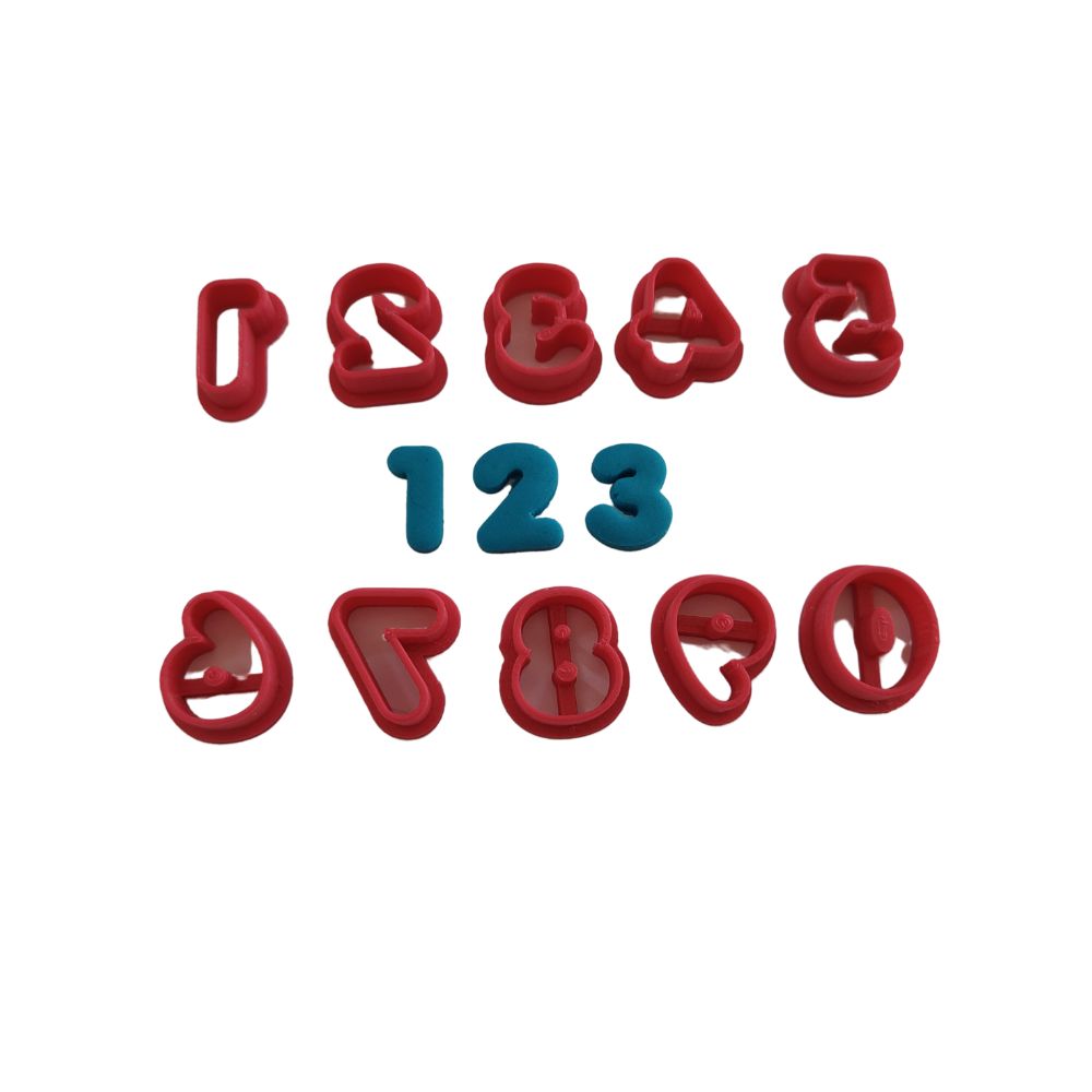 Cortador Plástico Números 1,5cm