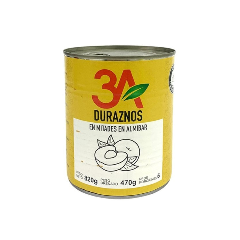 Durazno En Mitades 3A