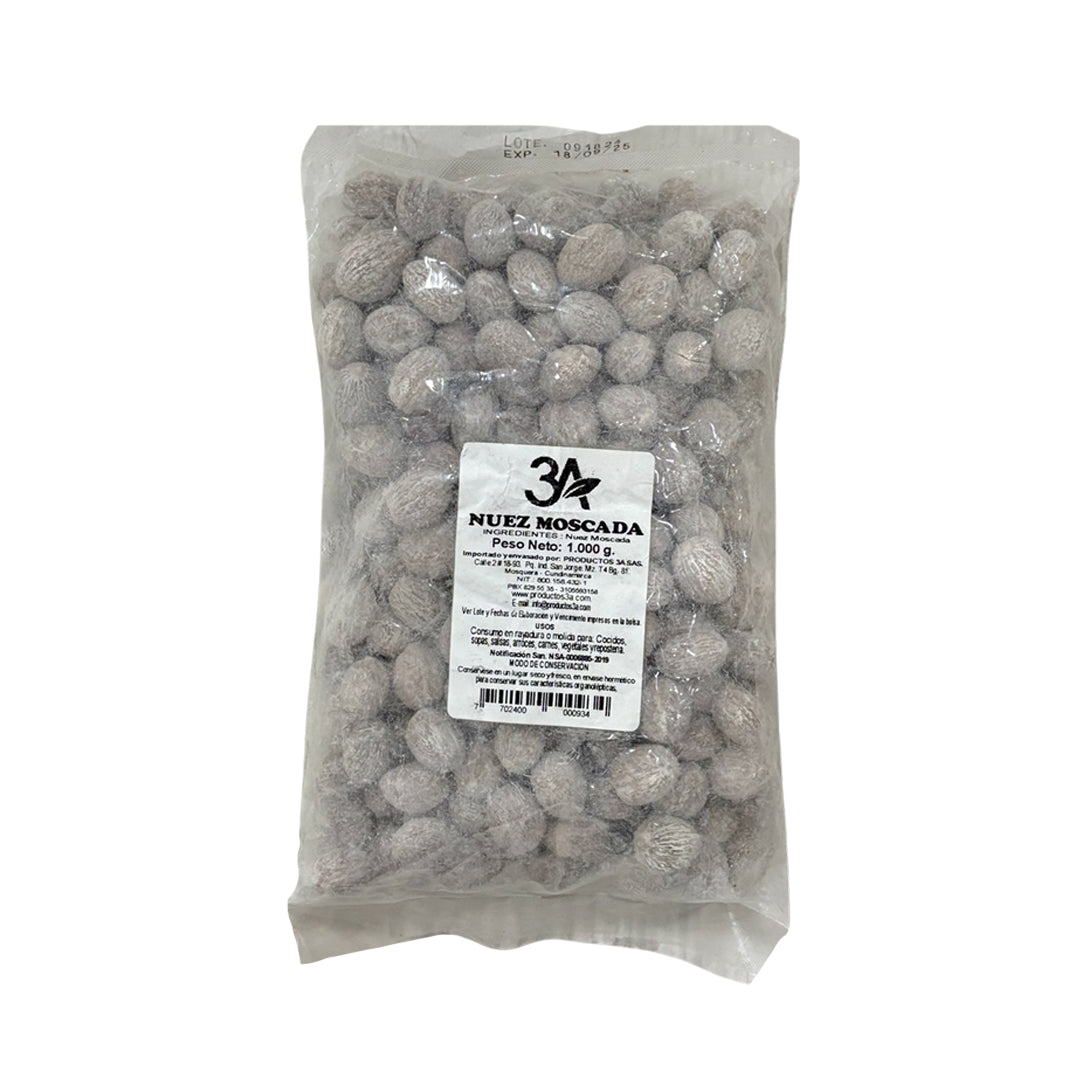 Nuez Moscada Entera 3A x1kg