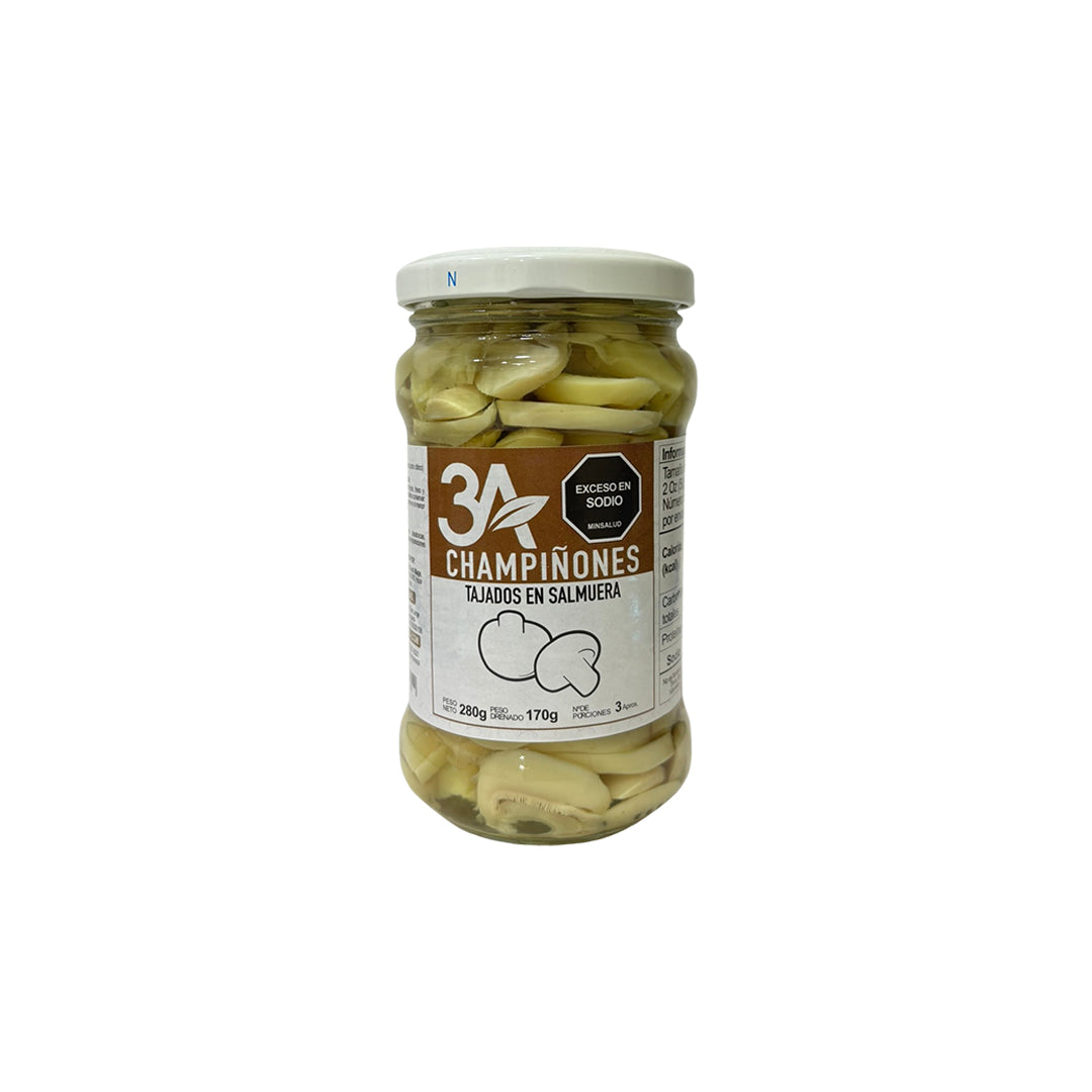 Champiñones Tajados 3A x280gr