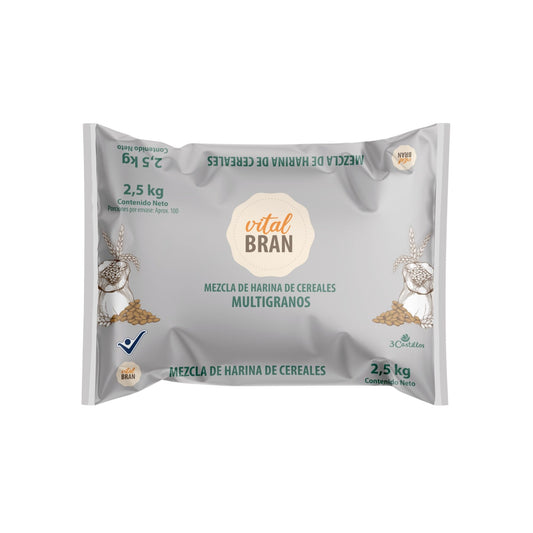Harina Vitalbran Multigranos 3 Castillos x2.5kg