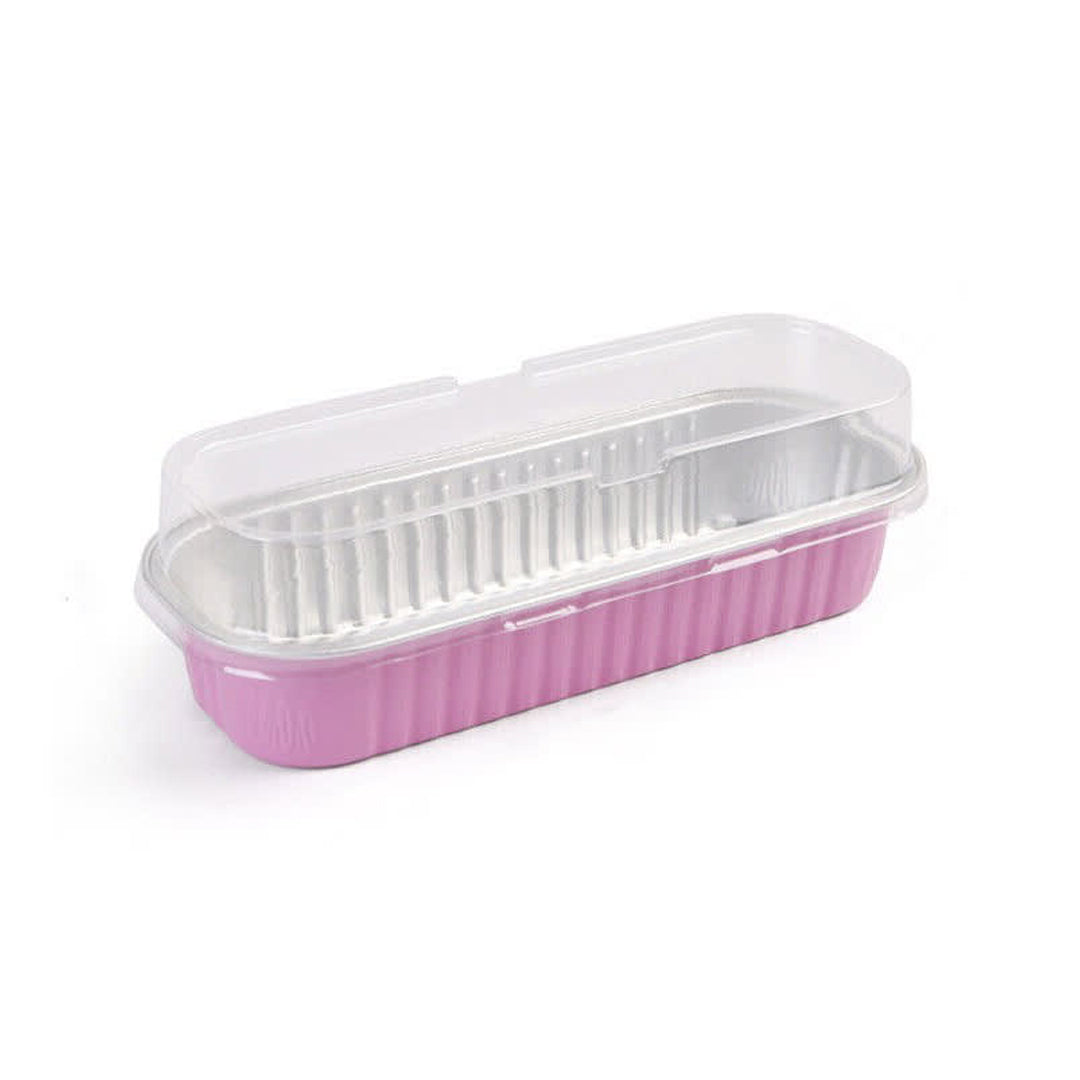 Molde Aluminio Rectangular 170ml SW43 + Tapa x12und