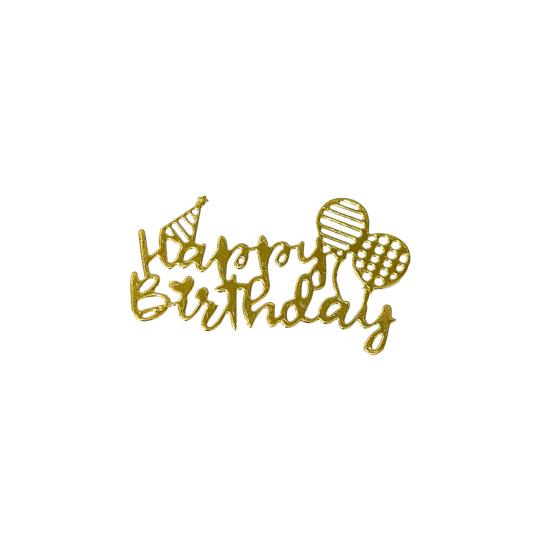 Aplique Happy Birthday Ref.01 x12und
