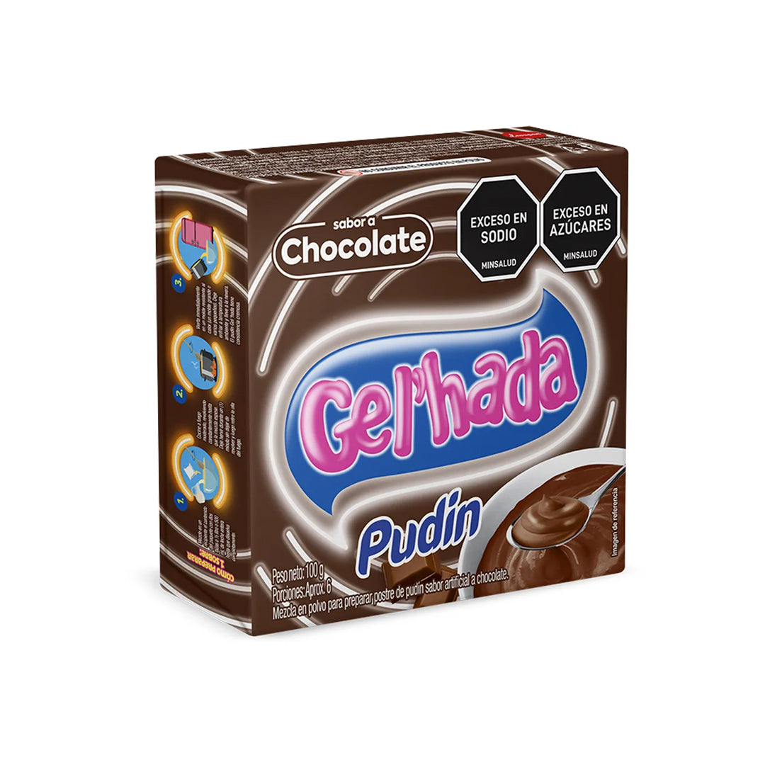 Pudín Gel'hada Chocolate x100gr