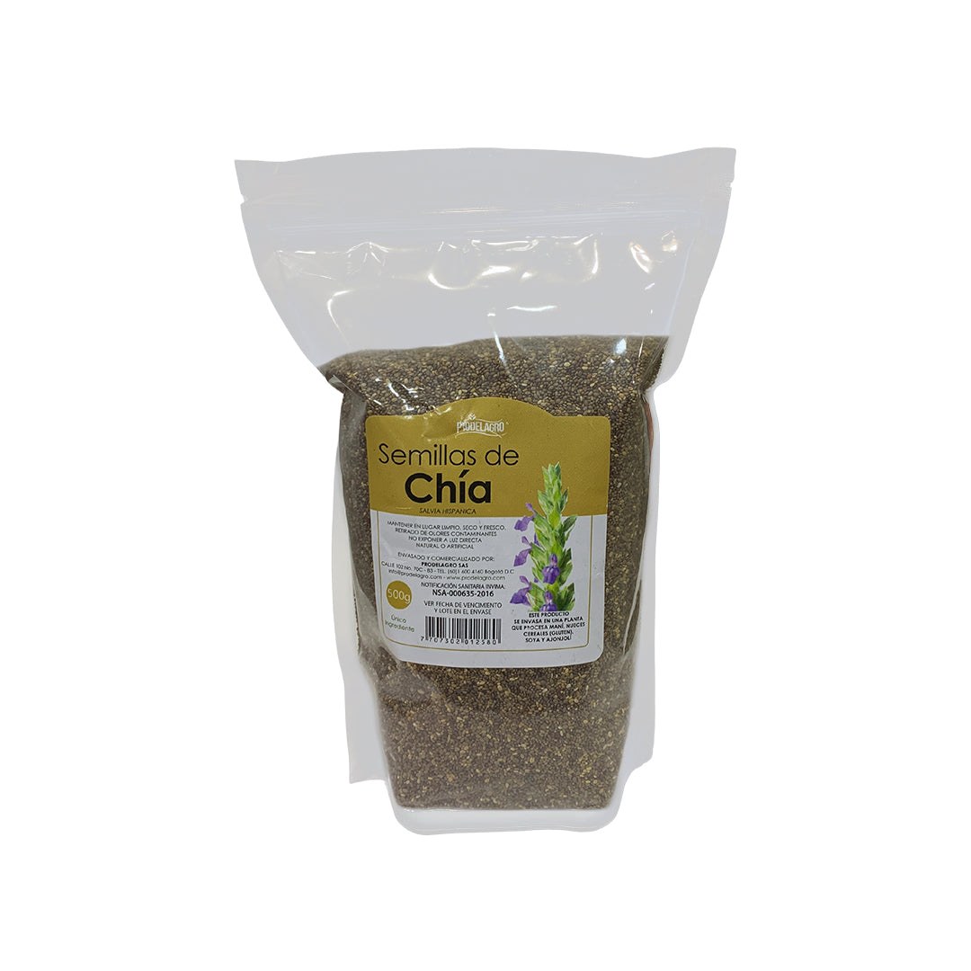 Semillas de Chía Prodelagro x500gr