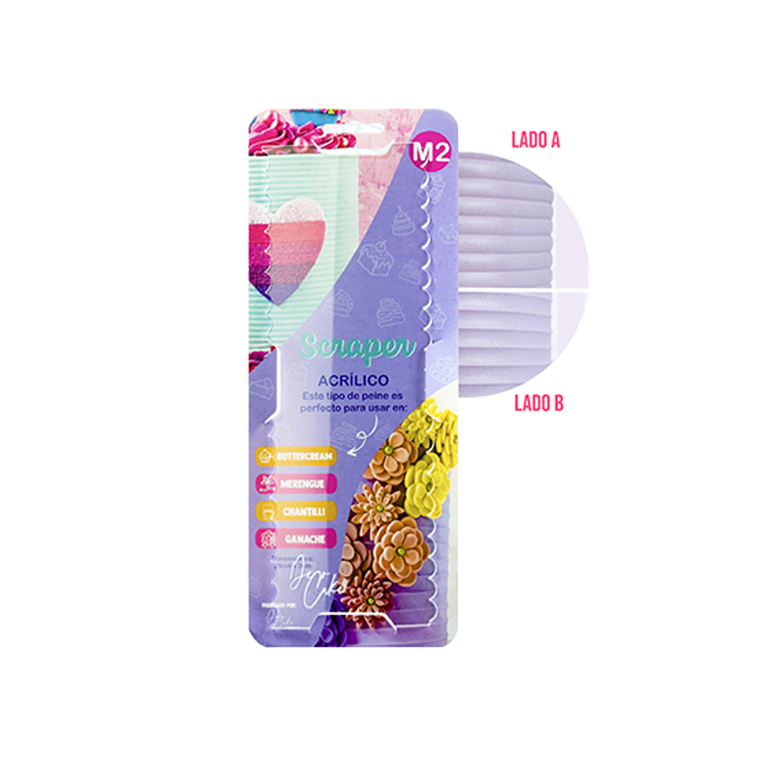 Raspe Acrílico M2 Doble 26cm
