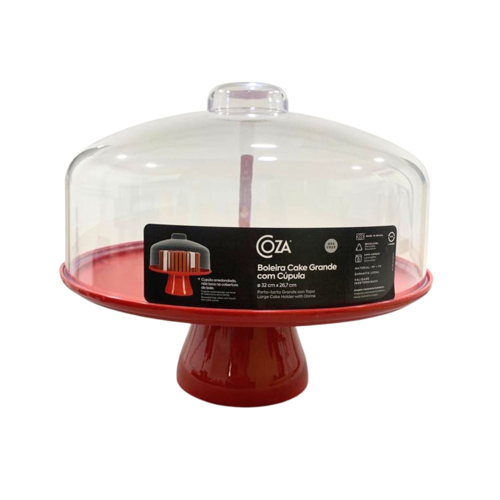 Tortera con Tapa 32,5cm Dispropan Caribe SAS