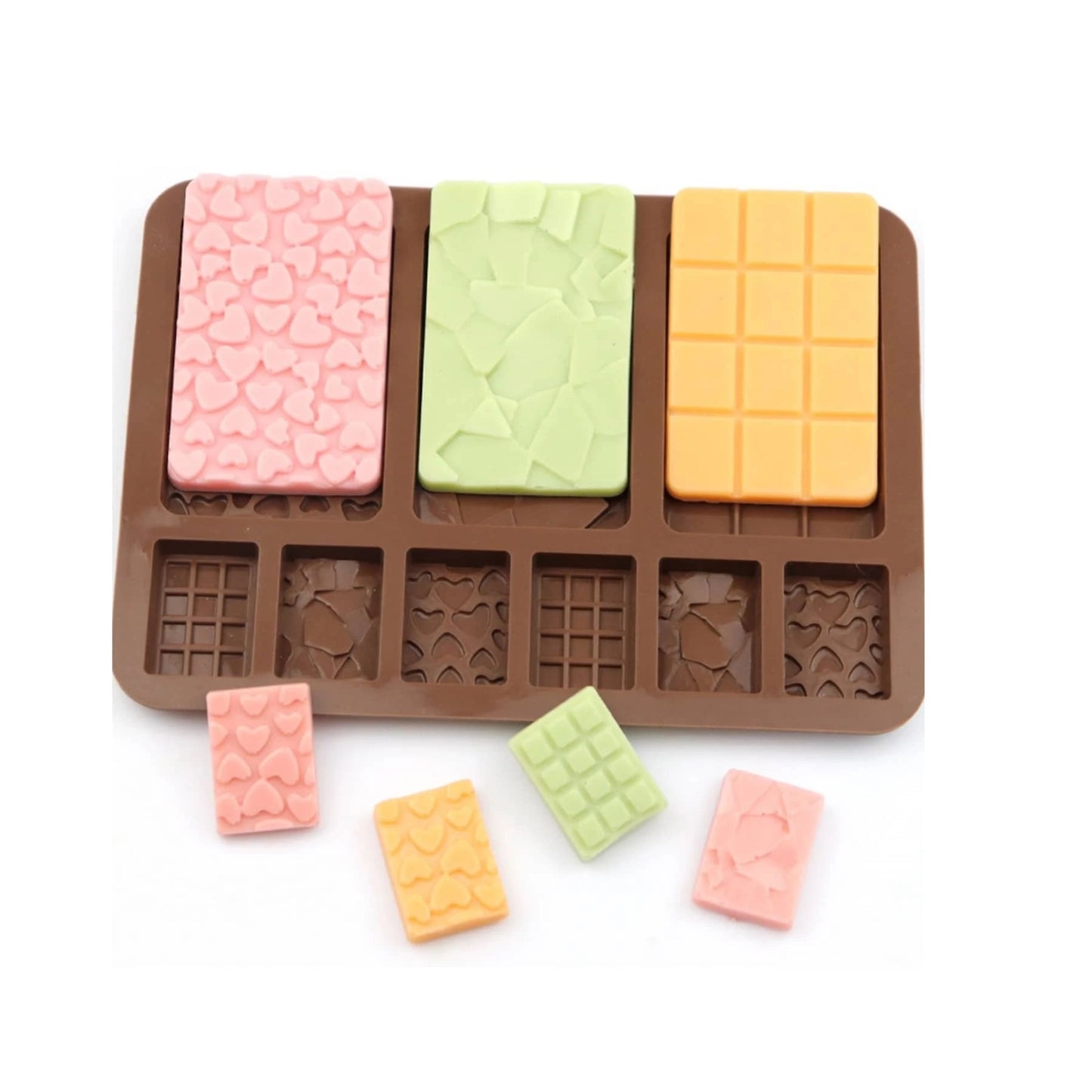 Molde Silicona Choco Tarjetas x9cav