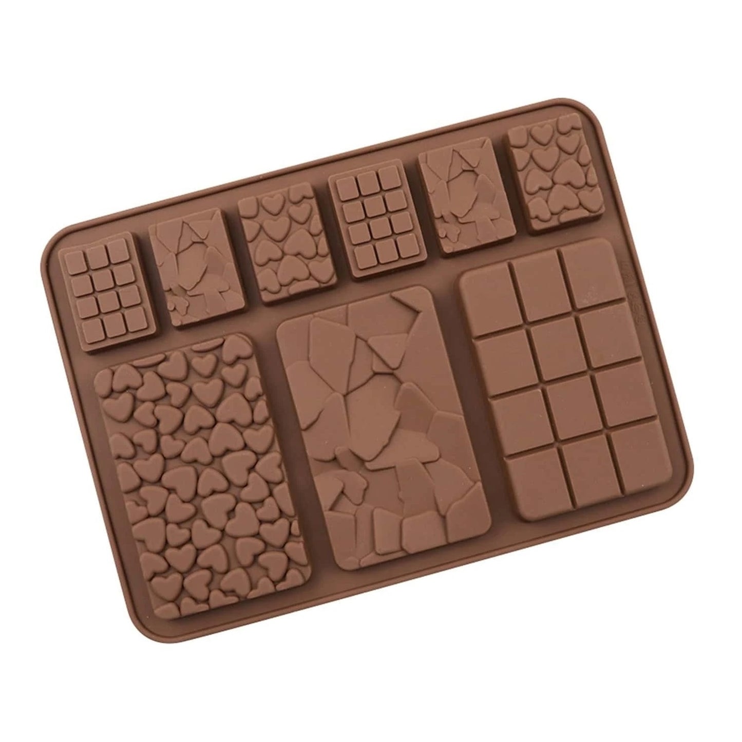 Molde Silicona Choco Tarjetas  x9cav