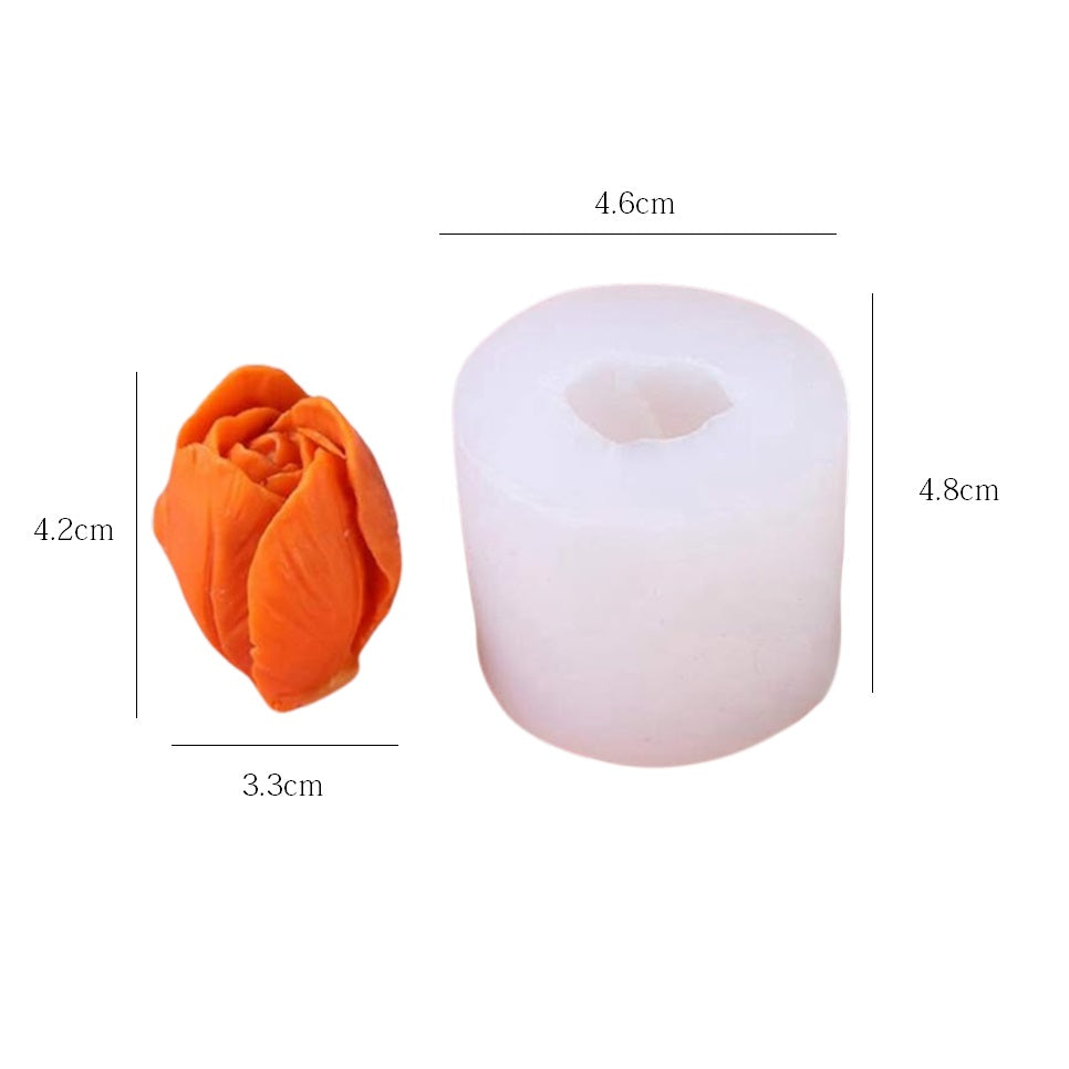 Molde Silicona Tulipán 3D