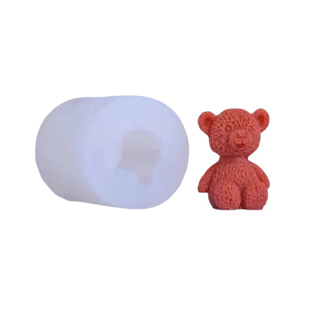Molde Silicona Vela Osito Adorable