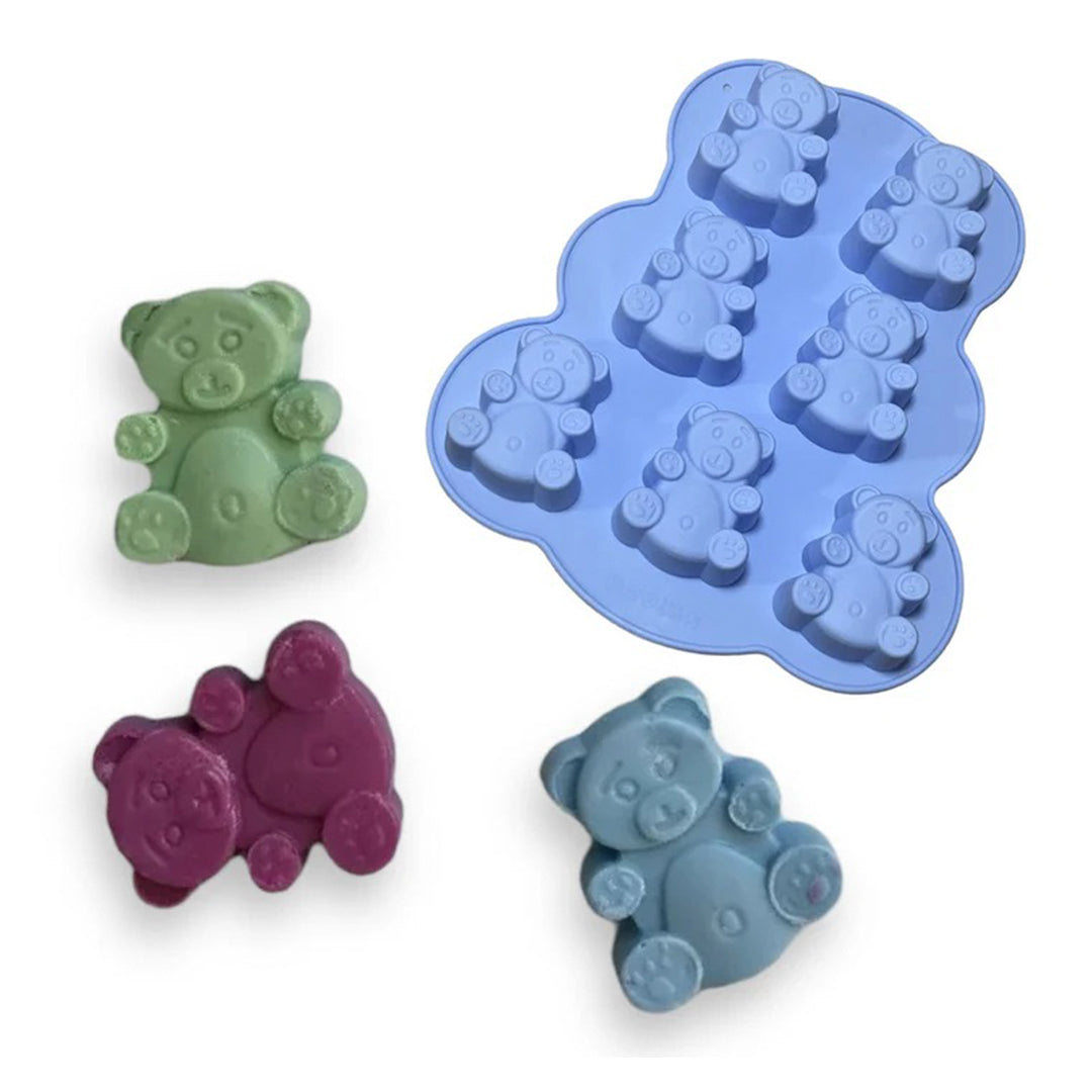 Molde Silicona Osos x7cav