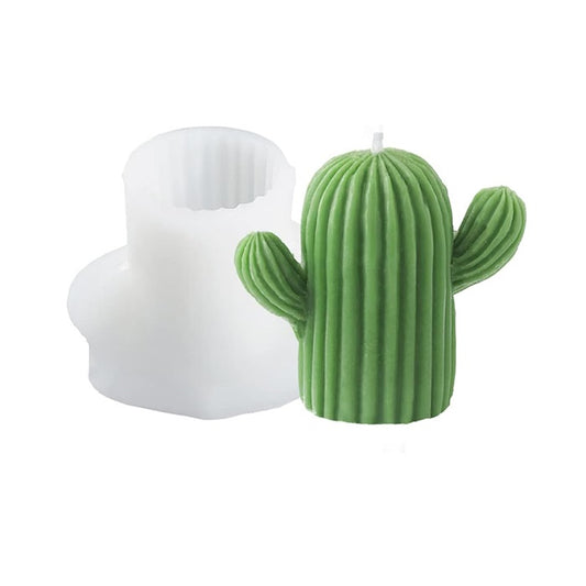 Molde Silicona Vela Cactus 3D