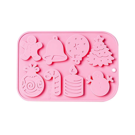 Molde Silicona Mágica Navidad x8cav