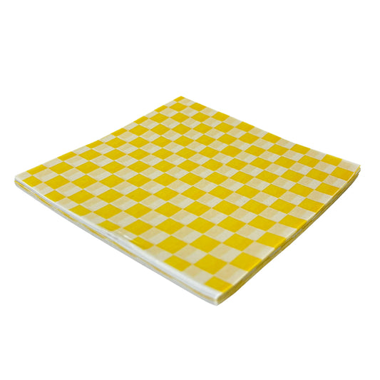 Papel Encerado Cuadros 30x30cm x100und