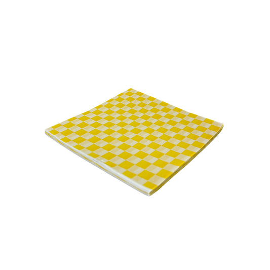Papel Encerado Cuadros 15x15cm x100und