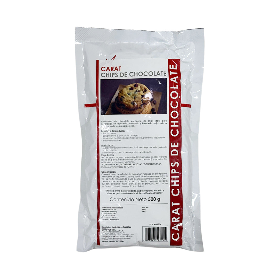 Chips de Chocolate Carat x500gr