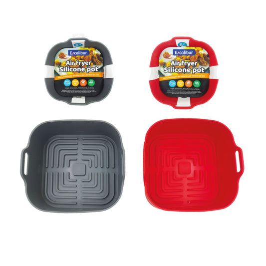 Molde Silicona Airfryer 6" Cuadrado Excalibur